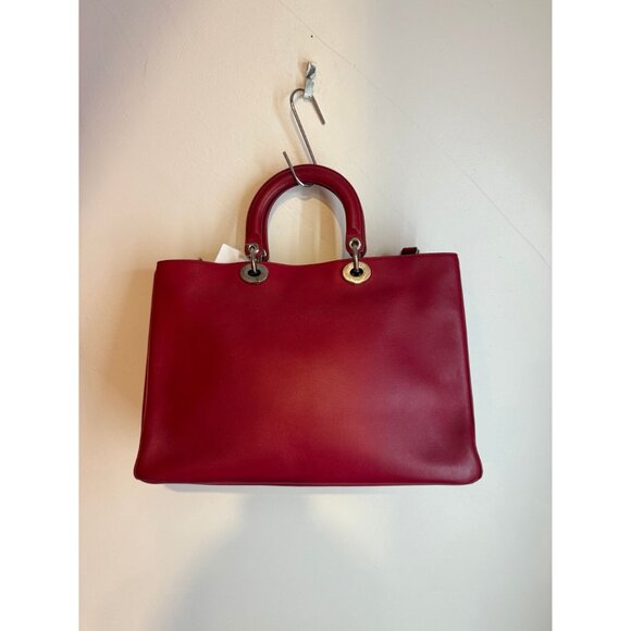 Lady Dior Handbag W/ Dior Keychain Red 2 Way Bag - Picture 2 of 4